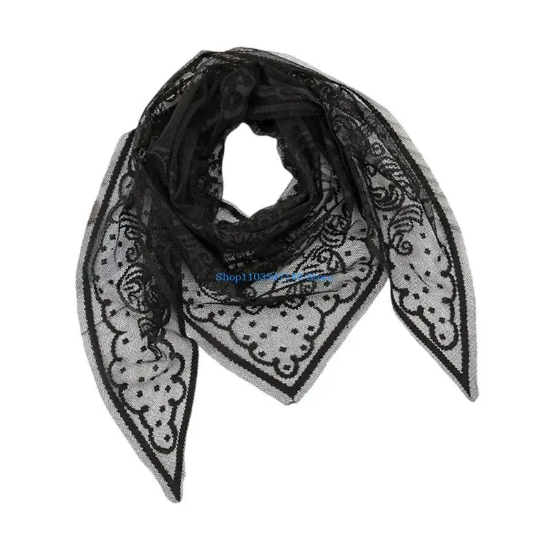 P88B Fashionable Embroidered Headscarf Adjustable Triangles Scarf Vintage Scarf for Church Prayer and Religious Event
P88B Fashionable Embroidered Headscarf Adjustable Triangles Scarf Vintage Scarf for Church Prayer and Religious Event