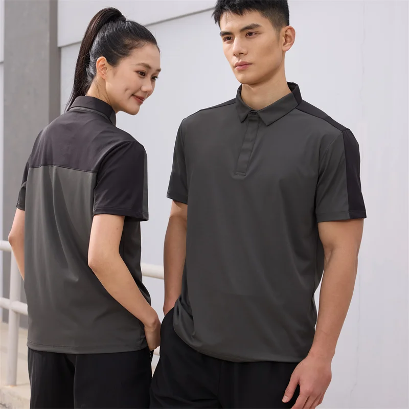 T-Shirts Tennis Training Clothing Polo Tshirts for Men Patchwork Color Short Sleeve Breathable Quick-drying Couple Fitness Wear
T-Shirts Tennis Training Clothing Polo Tshirts for Men Patchwork Color Short Sleeve Breathable Quick-drying Couple Fitness Wear