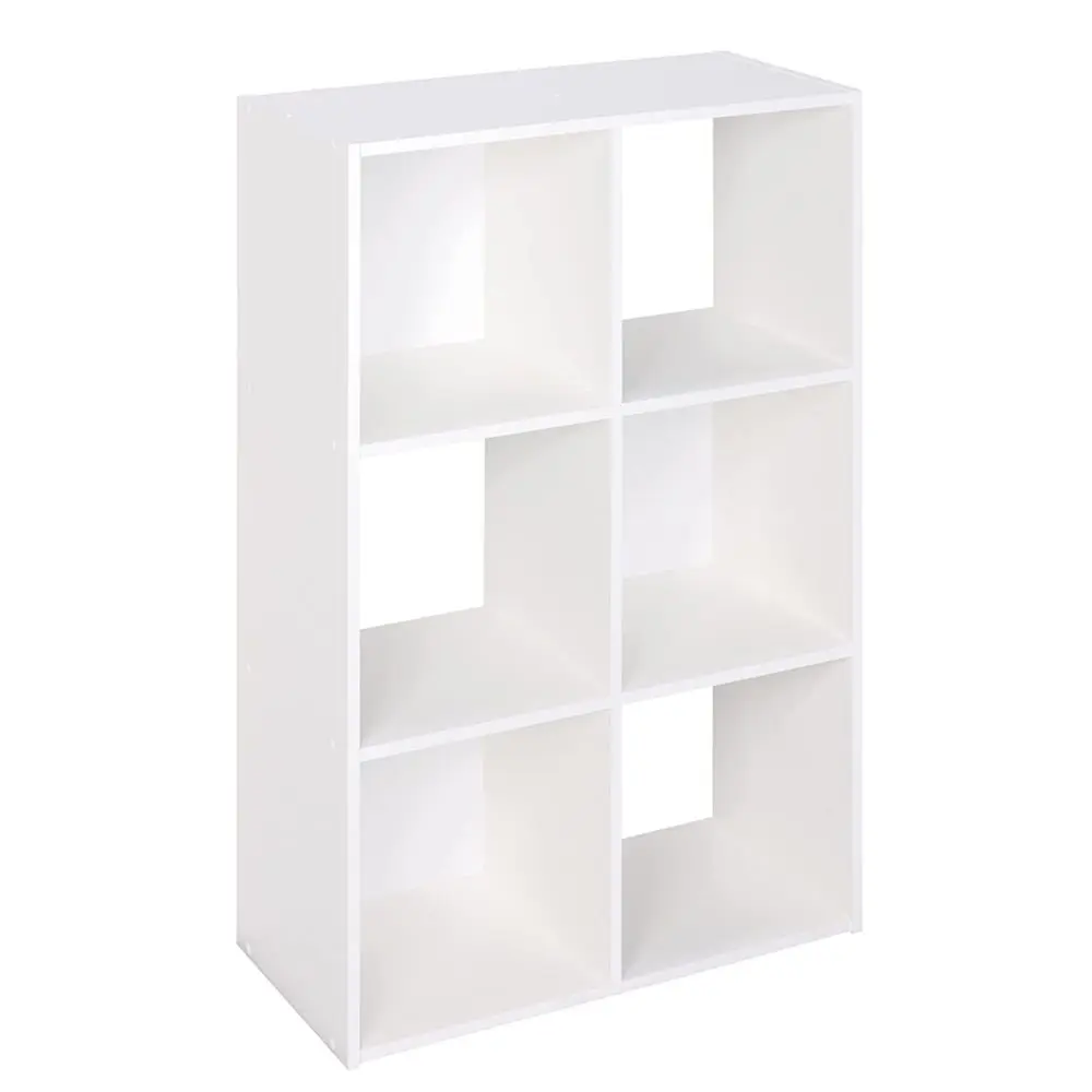 Cubeicals 6 Cube Storage Shelf Organizer Bookshelf, Stackable, Vertical or Horizontal, Easy Assembly, Wood, White Finish
Cubeicals 6 Cube Storage Shelf Organizer Bookshelf, Stackable, Vertical or Horizontal, Easy Assembly, Wood, White Finish
