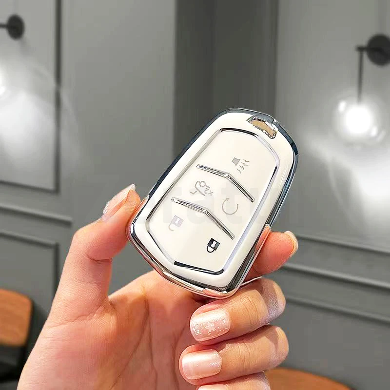 4/5 Bottons Fashion TPU Shell for Cadillac XT6 CTS DTS ESV STS ELR ATS XTS XT5 XT4 CT6 Car Remote Key Case Cover Accessories
4/5 Bottons Fashion TPU Shell for Cadillac XT6 CTS DTS ESV STS ELR ATS XTS XT5 XT4 CT6 Car Remote Key Case Cover Accessories