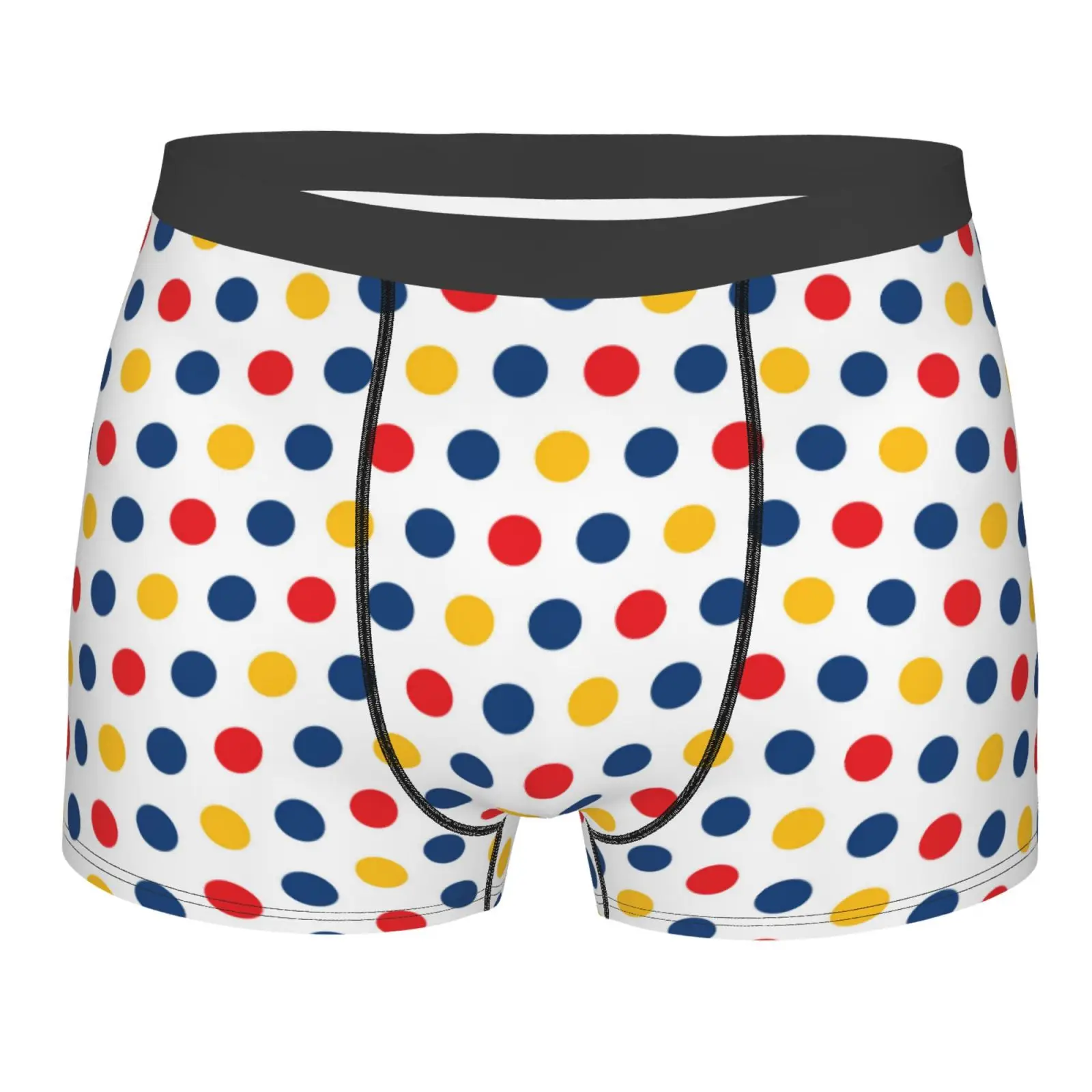 Colored Dots Print Men Printed Boxer Briefs Underwear Highly Breathable Boxer Shorts Panties Breathable Underpants for Homme
Colored Dots Print Men Printed Boxer Briefs Underwear Highly Breathable Boxer Shorts Panties Breathable Underpants for Homme