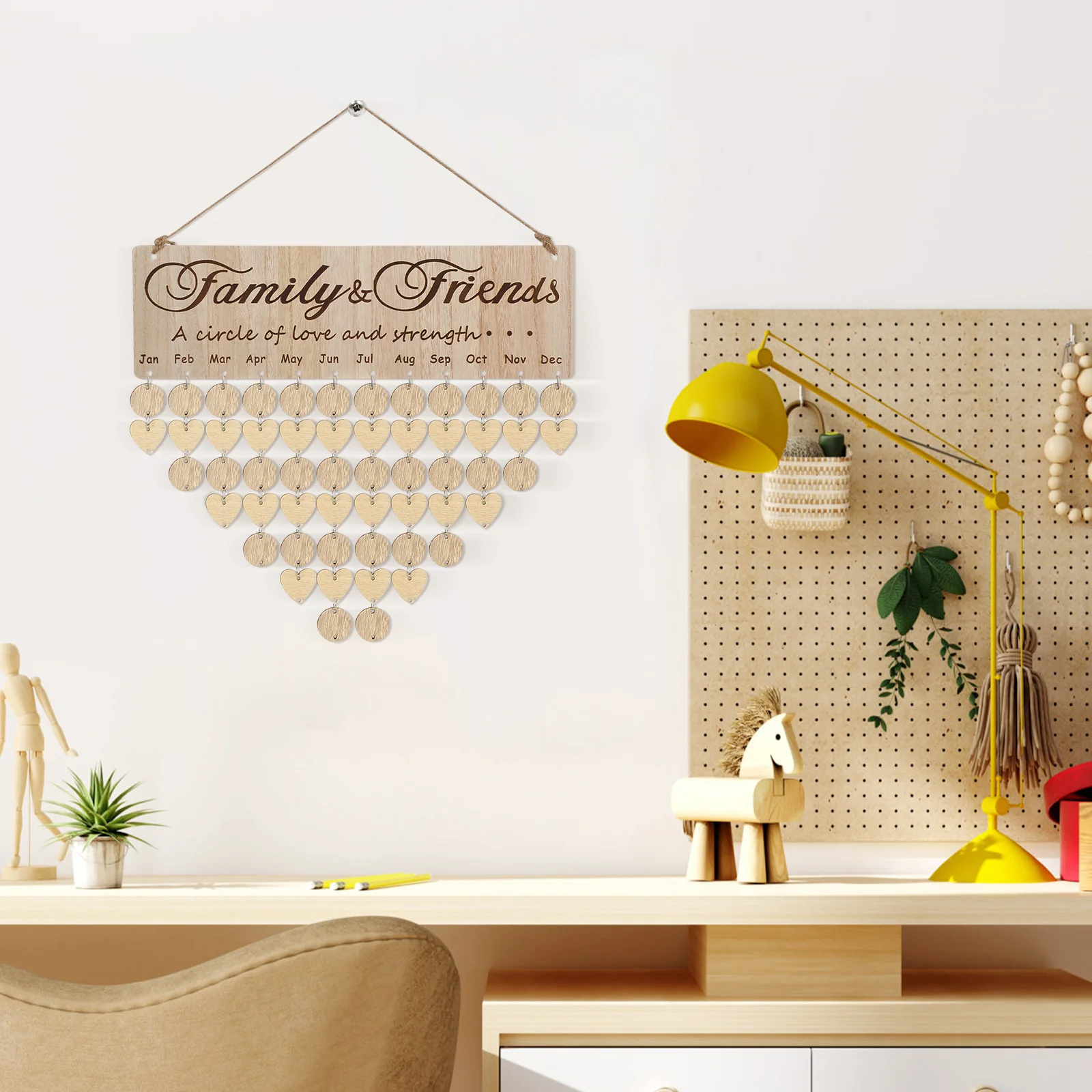 Wooden Block Calendar Family Birthday Reminder Wall Hanging Plaque For Anniversary Festival Mothers Day Decor Printing
Wooden Block Calendar Family Birthday Reminder Wall Hanging Plaque For Anniversary Festival Mothers Day Decor Printing