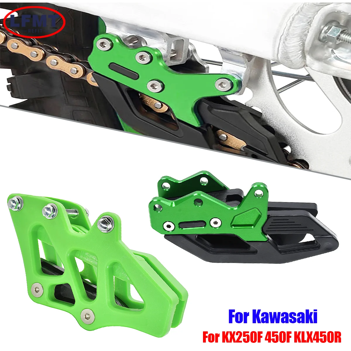 For KAWASAKI KX250F KX450F KX KXF KLX 250 450 Motorcycle Chain Swingarm Chain Guide Slider Roller Flat Fork Glue Sprocket Set
For KAWASAKI KX250F KX450F KX KXF KLX 250 450 Motorcycle Chain Swingarm Chain Guide Slider Roller Flat Fork Glue Sprocket Set