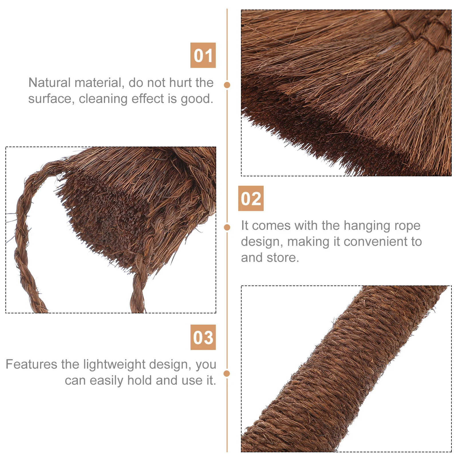 1Pcs Small Broom Natural Palm Compact Lightweight Design Hanging Rope Household Cleaning Broom Tool for Home Garbage
1Pcs Small Broom Natural Palm Compact Lightweight Design Hanging Rope Household Cleaning Broom Tool for Home Garbage