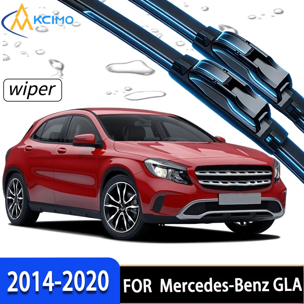 2Pcs Premium Front Windshield Wiper Blades for Mercedes-Benz GLA X156 2014-2020, Heavy-Duty Rubber Replacement Wipers.
2Pcs Premium Front Windshield Wiper Blades for Mercedes-Benz GLA X156 2014-2020, Heavy-Duty Rubber Replacement Wipers.
