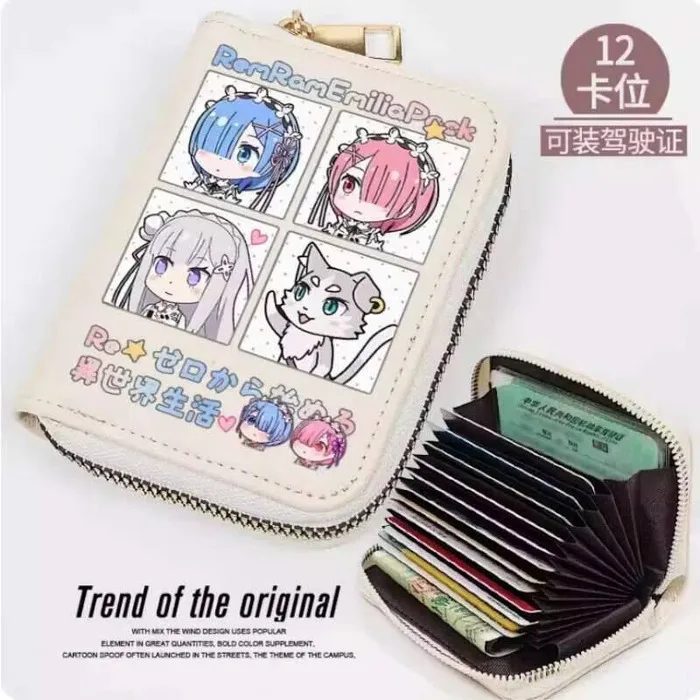 Re:Life In A Different World From Zero Rem Ram Anime FS Wallet PU Purse Card Coin Zipper Cash Holder Bag Cosplay Gift B493 Anime
Re:Life In A Different World From Zero Rem Ram Anime FS Wallet PU Purse Card Coin Zipper Cash Holder Bag Cosplay Gift B493 Anime