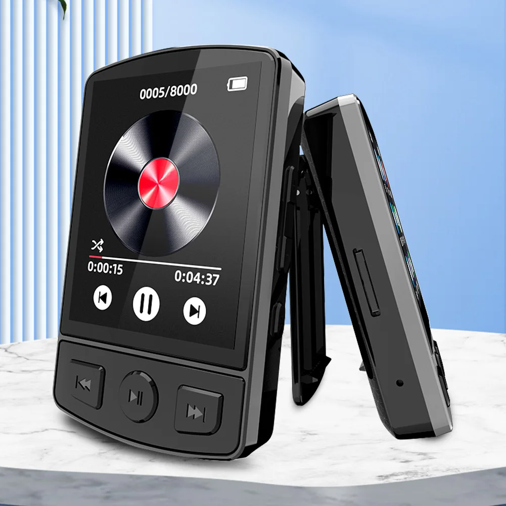 MP3 Player Ultralight MP3 Player HiFi Sound Bluetooth-Compatible 5.2 Music MP3 Player Button 1.8inch Screen for Sport Running
MP3 Player Ultralight MP3 Player HiFi Sound Bluetooth-Compatible 5.2 Music MP3 Player Button 1.8inch Screen for Sport Running