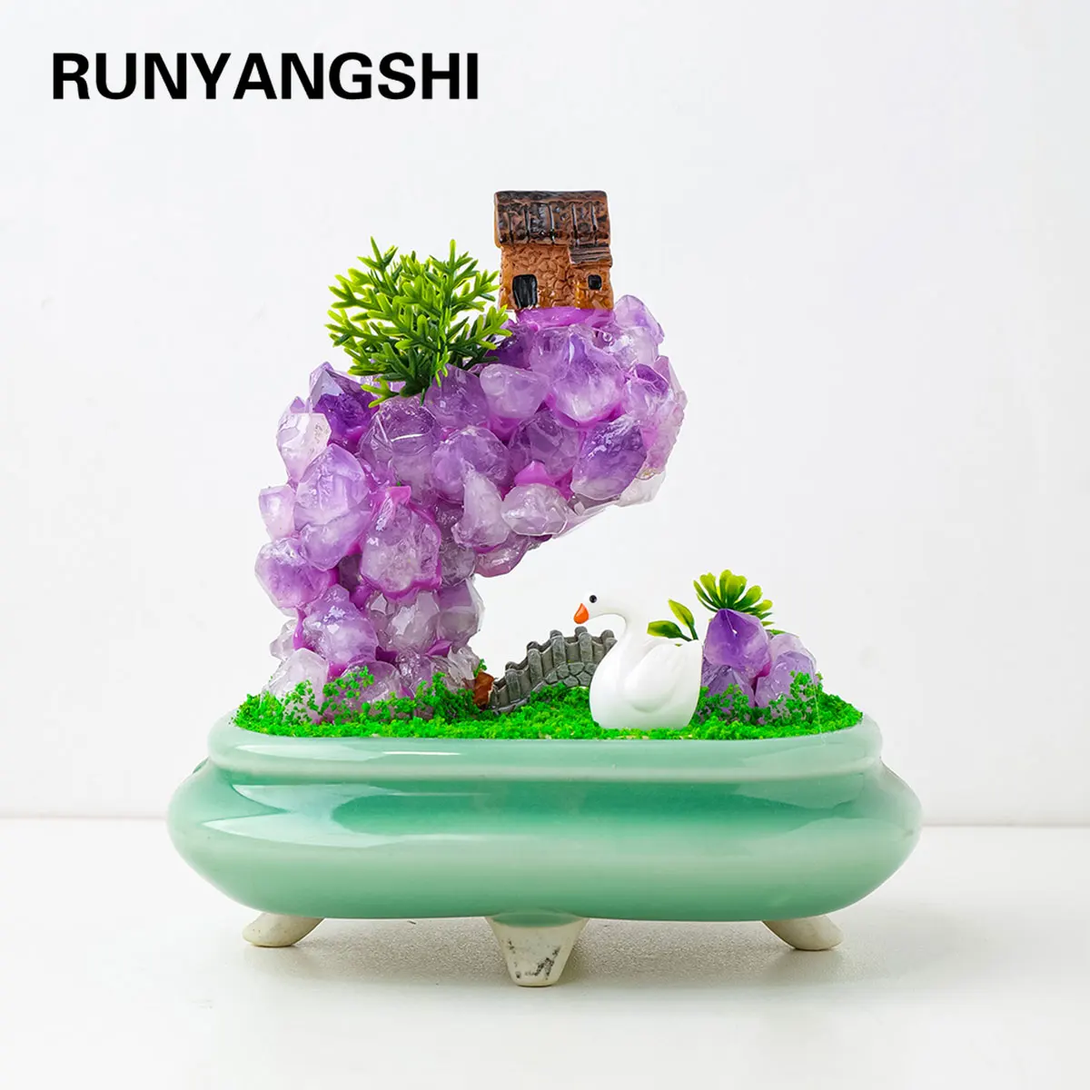 1PC Amethyst Teeth Small House Potting Natural Reiki Crystal Gemstone Chakra Healing Crystal Home Office Desk Garden Decoration
1PC Amethyst Teeth Small House Potting Natural Reiki Crystal Gemstone Chakra Healing Crystal Home Office Desk Garden Decoration