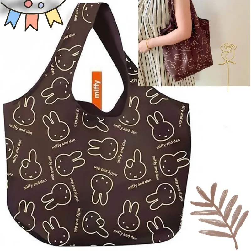 Miffy Bunny Large Capacity Foldable Portable Eco-Friendly Bag, Supermarket Tote & Shoulder Bag
Miffy Bunny Large Capacity Foldable Portable Eco-Friendly Bag, Supermarket Tote & Shoulder Bag