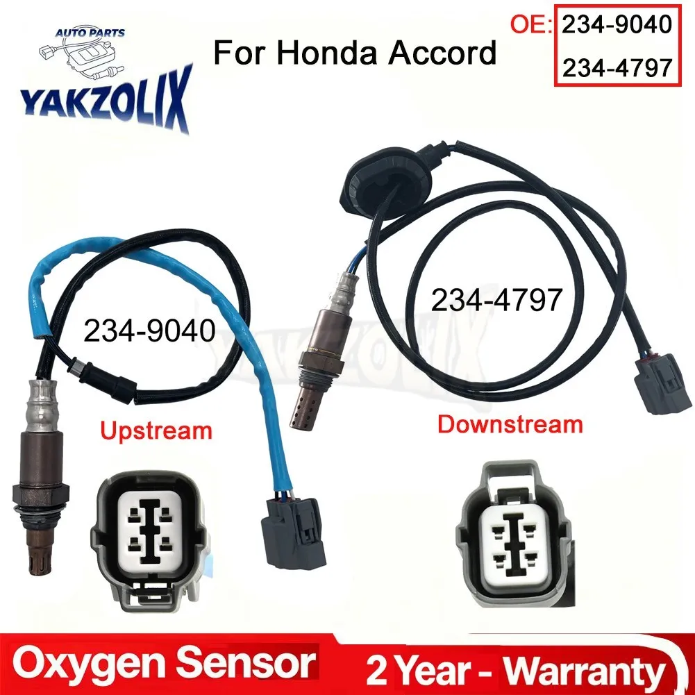 2PCS Upstream Downstream Lambda Oxygen O2 Sensor 234-9040 234-4797 For Honda Accord EX LX DX SE 2.4L l4 2003 2004 2005 2006 2007
2PCS Upstream Downstream Lambda Oxygen O2 Sensor 234-9040 234-4797 For Honda Accord EX LX DX SE 2.4L l4 2003 2004 2005 2006 2007