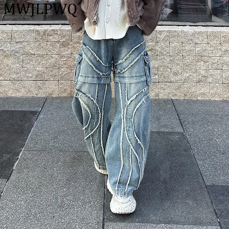 MWJLPWQ Trendy Rough Edge Design Jeans Men's 2026 Spring New Deconstructe Loose Straight Design Wide-Leg Long Pants Autumn 13407
MWJLPWQ Trendy Rough Edge Design Jeans Men's 2026 Spring New Deconstructe Loose Straight Design Wide-Leg Long Pants Autumn 13407