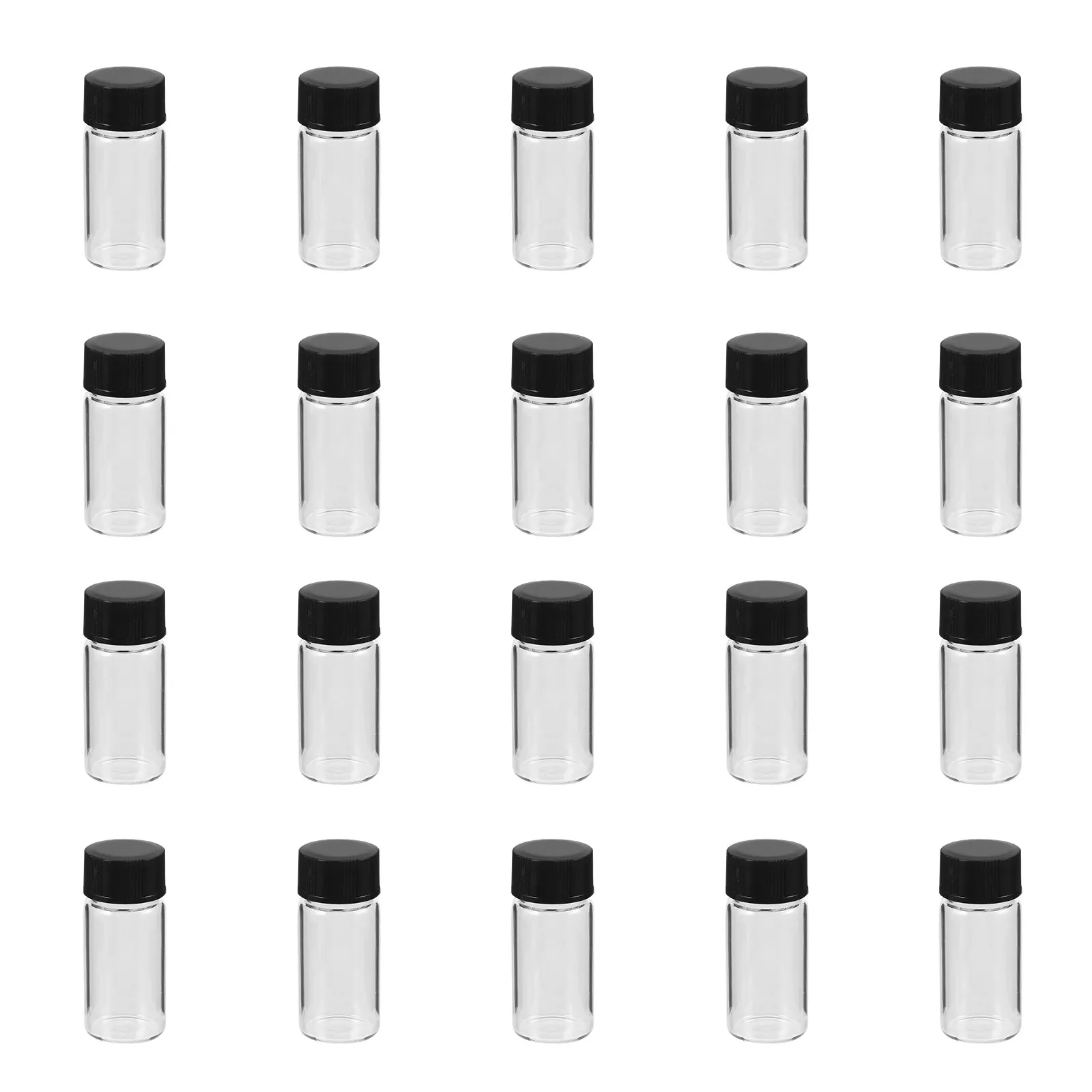 100Pcs Transparent Threaded Glass Vials High Pressure Resistant Clear Flat Bottom Bottles for Essential Oils Samples Storage
100Pcs Transparent Threaded Glass Vials High Pressure Resistant Clear Flat Bottom Bottles for Essential Oils Samples Storage