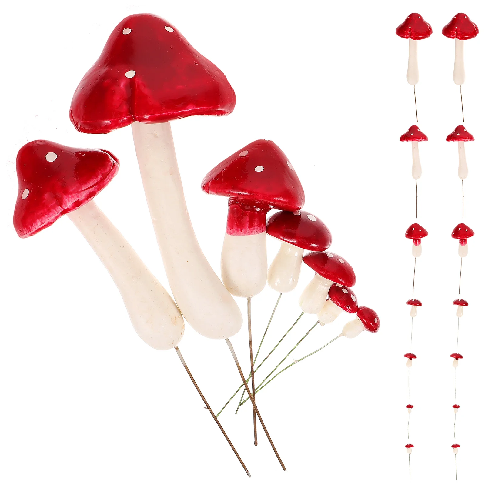 33 Pcs Red Foam Artificial Mushrooms for Crafts Home Decor Miniature Lifelike Simulation Faux False Mushroom Accessories 7
33 Pcs Red Foam Artificial Mushrooms for Crafts Home Decor Miniature Lifelike Simulation Faux False Mushroom Accessories 7