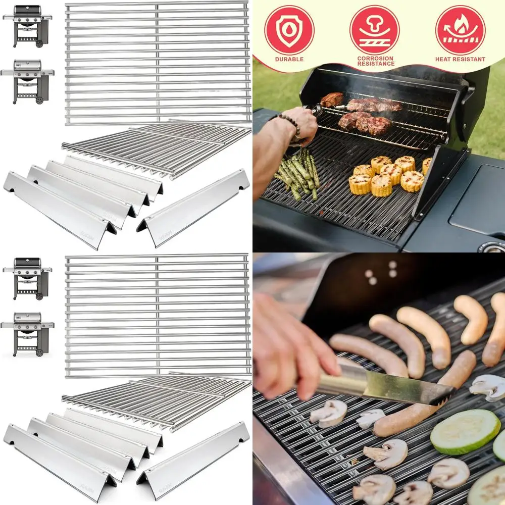Weber Genesis II/LX GS4 300 Series Grill Replacement Parts Kit: Grill Grates & Flavorizer Bars for E-325, E-310, E-330, E-315, S
Weber Genesis II/LX GS4 300 Series Grill Replacement Parts Kit: Grill Grates & Flavorizer Bars for E-325, E-310, E-330, E-315, S