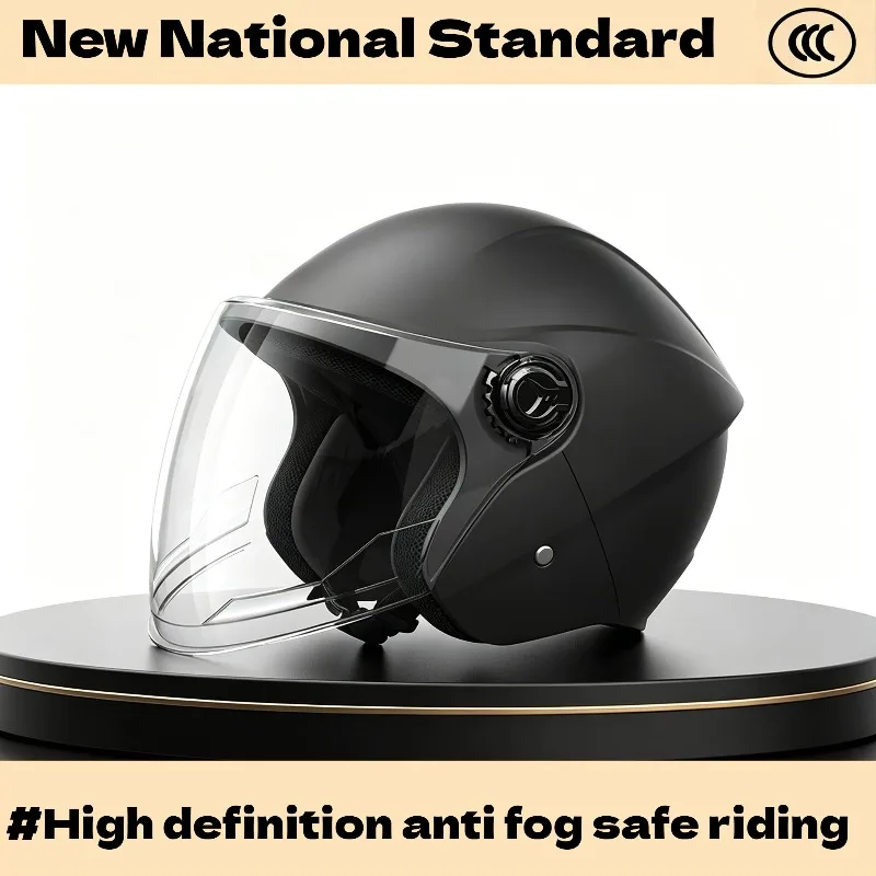 New 3C Certified Full-Face Electric Motorcycle Helmet Warm for Winter Unisex All-Season Safety Helmet for Cold Weather
New 3C Certified Full-Face Electric Motorcycle Helmet Warm for Winter Unisex All-Season Safety Helmet for Cold Weather