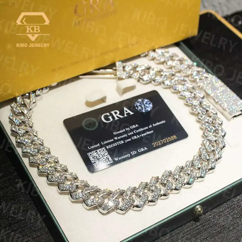 Wholesale 20mm Cuban Link Chain Hip Hop Iced Out Jewelry 925 Sterling Silver Moissanite Cuban Link Chain for Men
Wholesale 20mm Cuban Link Chain Hip Hop Iced Out Jewelry 925 Sterling Silver Moissanite Cuban Link Chain for Men