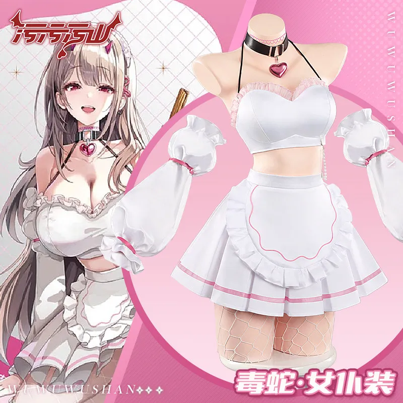 NIKKE Viper Cosplay Costume Full Set Women Maid Outfit Daily Wear Halloween Carnival Party Role Play Outfits
NIKKE Viper Cosplay Costume Full Set Women Maid Outfit Daily Wear Halloween Carnival Party Role Play Outfits