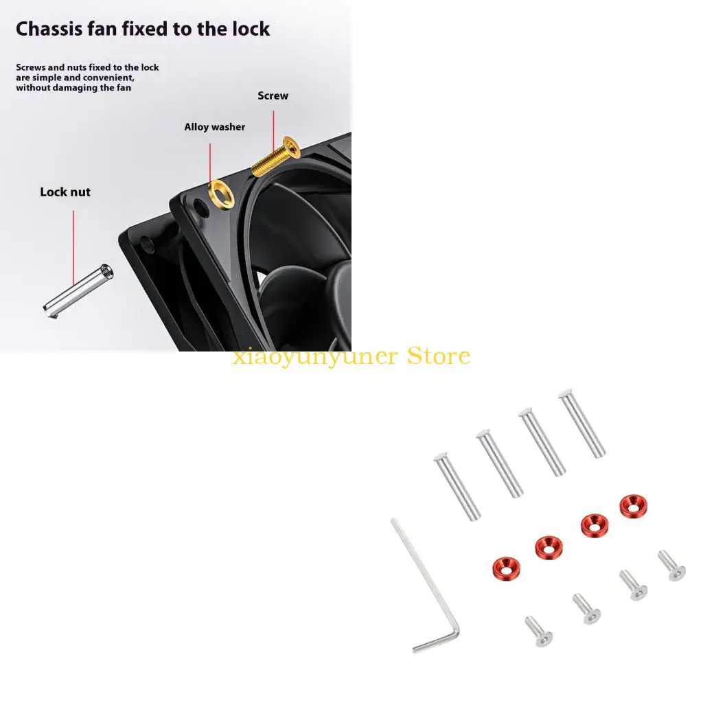 P9JB 4Pcs/set Mount Screw For PC Case Video Card Cooling Fan Radiator Water Cooling Fan Water Cooling Computer Accessories
P9JB 4Pcs/set Mount Screw For PC Case Video Card Cooling Fan Radiator Water Cooling Fan Water Cooling Computer Accessories