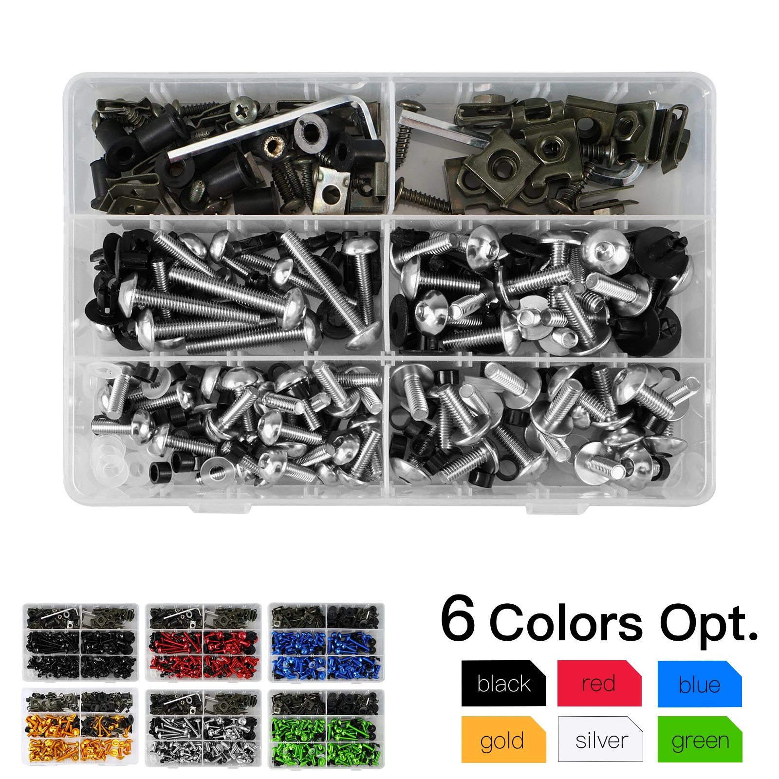 253pcs Motorcycle Fairing Bolts Kit for BMW S1000RR S 1000 RR 2009 2010 2011 2012 2013 2014 2015 2016 2017 2018 2019 2020 2021
253pcs Motorcycle Fairing Bolts Kit for BMW S1000RR S 1000 RR 2009 2010 2011 2012 2013 2014 2015 2016 2017 2018 2019 2020 2021