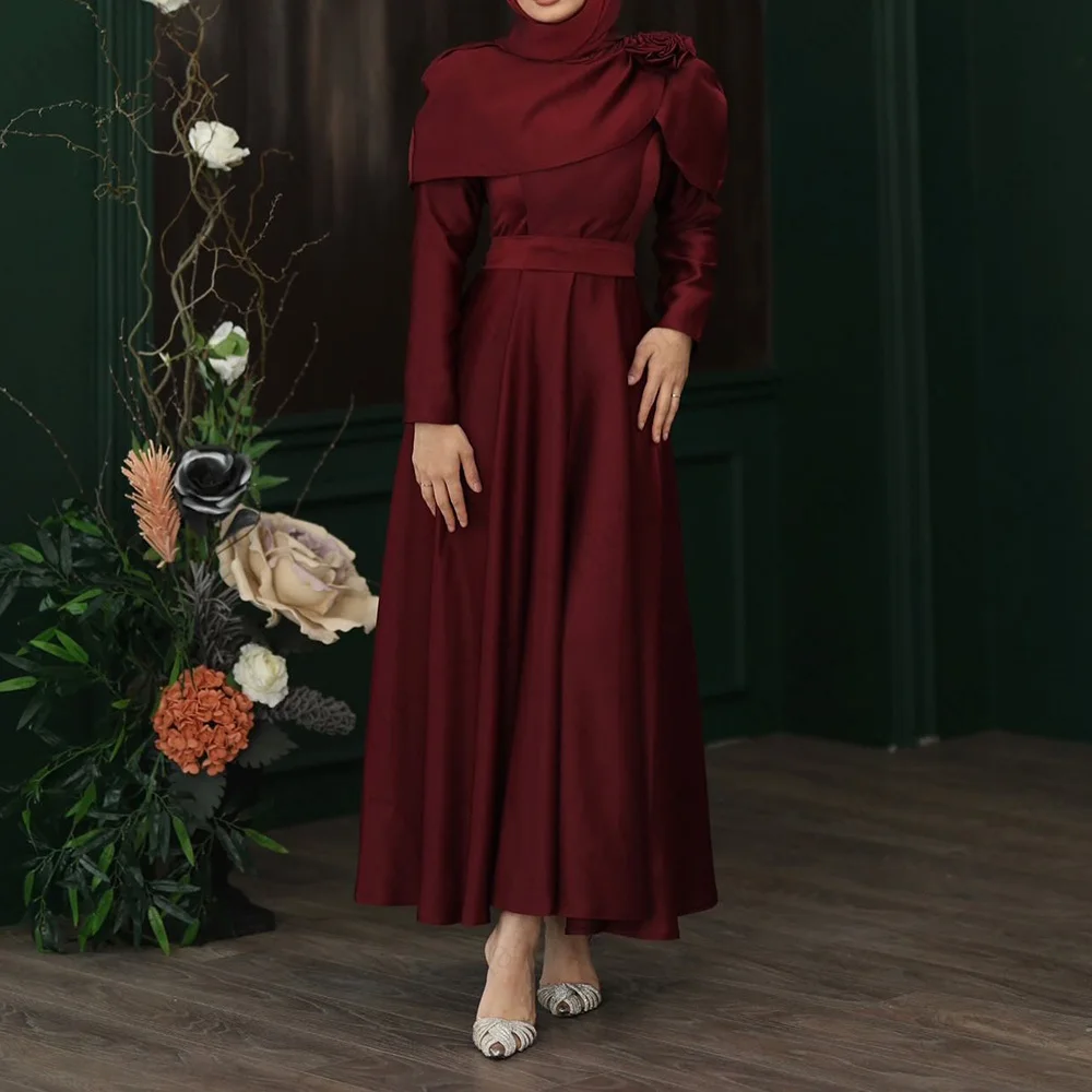 Customized A-Line Prom Dresses Ankle-Length High-Neck Full Sleeve Evening Gown Fashion Stole Flowers Draped Casual Party Gown
Customized A-Line Prom Dresses Ankle-Length High-Neck Full Sleeve Evening Gown Fashion Stole Flowers Draped Casual Party Gown