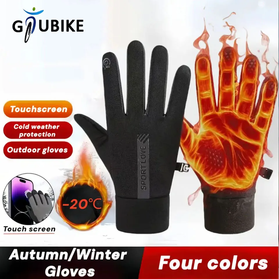 GTUBIKE Winter Gloves Cycling Bike Thermal Fleece Cold Resistance Wind Waterproof Bicycle Warm Outdoor Running Skiing Mittens
GTUBIKE Winter Gloves Cycling Bike Thermal Fleece Cold Resistance Wind Waterproof Bicycle Warm Outdoor Running Skiing Mittens