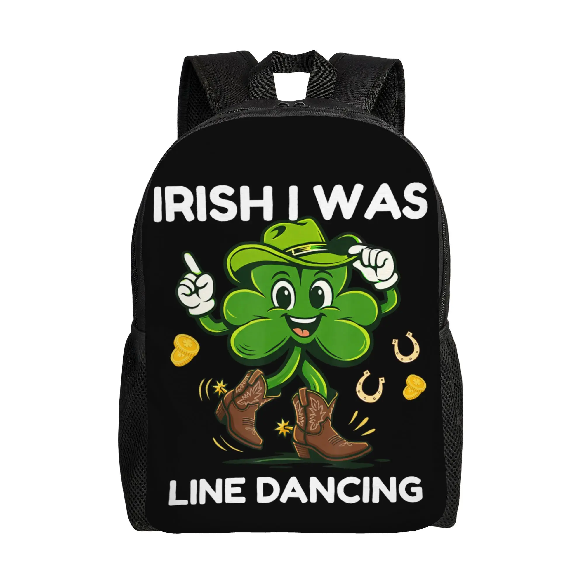 Irish I was Line Dancing Funny St Patricks Day Clover Dancer Backpack Student Unisex Backpacks High School Bags Rucksack
Irish I was Line Dancing Funny St Patricks Day Clover Dancer Backpack Student Unisex Backpacks High School Bags Rucksack