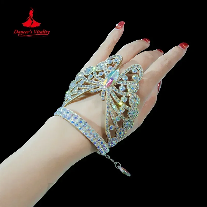 BellyDance Performance Accessories Senior AB Stones Butterfly Hand Accessories Women's Oriental Dance Competition Bracelet
BellyDance Performance Accessories Senior AB Stones Butterfly Hand Accessories Women's Oriental Dance Competition Bracelet