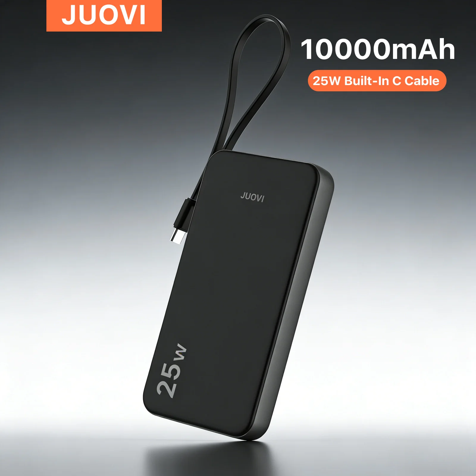 JUOVI 10000mAh Power Bank Built In Cable 25W Fast Charging Portable Charger External Battery For iPhone Samsung Travel Camping
JUOVI 10000mAh Power Bank Built In Cable 25W Fast Charging Portable Charger External Battery For iPhone Samsung Travel Camping