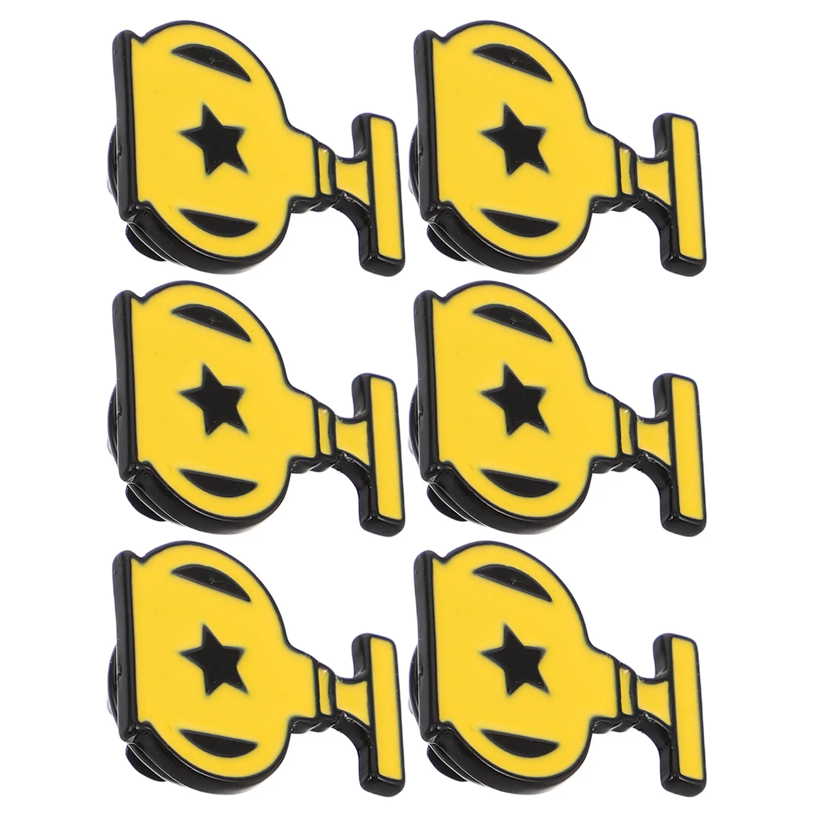 6pcs Trophy Brooches Lapel Pins Women Dress Badge Fashion Zinc Alloy Sport Accessories Medal Lanyards Soccer Ball
6pcs Trophy Brooches Lapel Pins Women Dress Badge Fashion Zinc Alloy Sport Accessories Medal Lanyards Soccer Ball