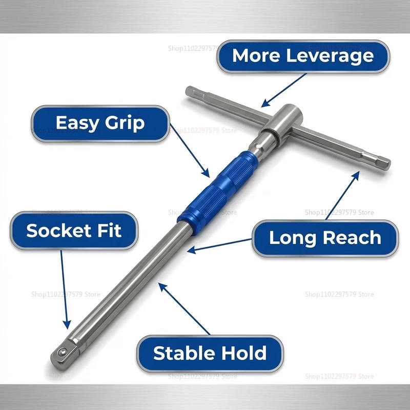 T Handle Extension Rod Hex Allen Wrench for Key Spanner Universal T-Type Socket Replacement Sleeve Wrench Repair Tool
T Handle Extension Rod Hex Allen Wrench for Key Spanner Universal T-Type Socket Replacement Sleeve Wrench Repair Tool