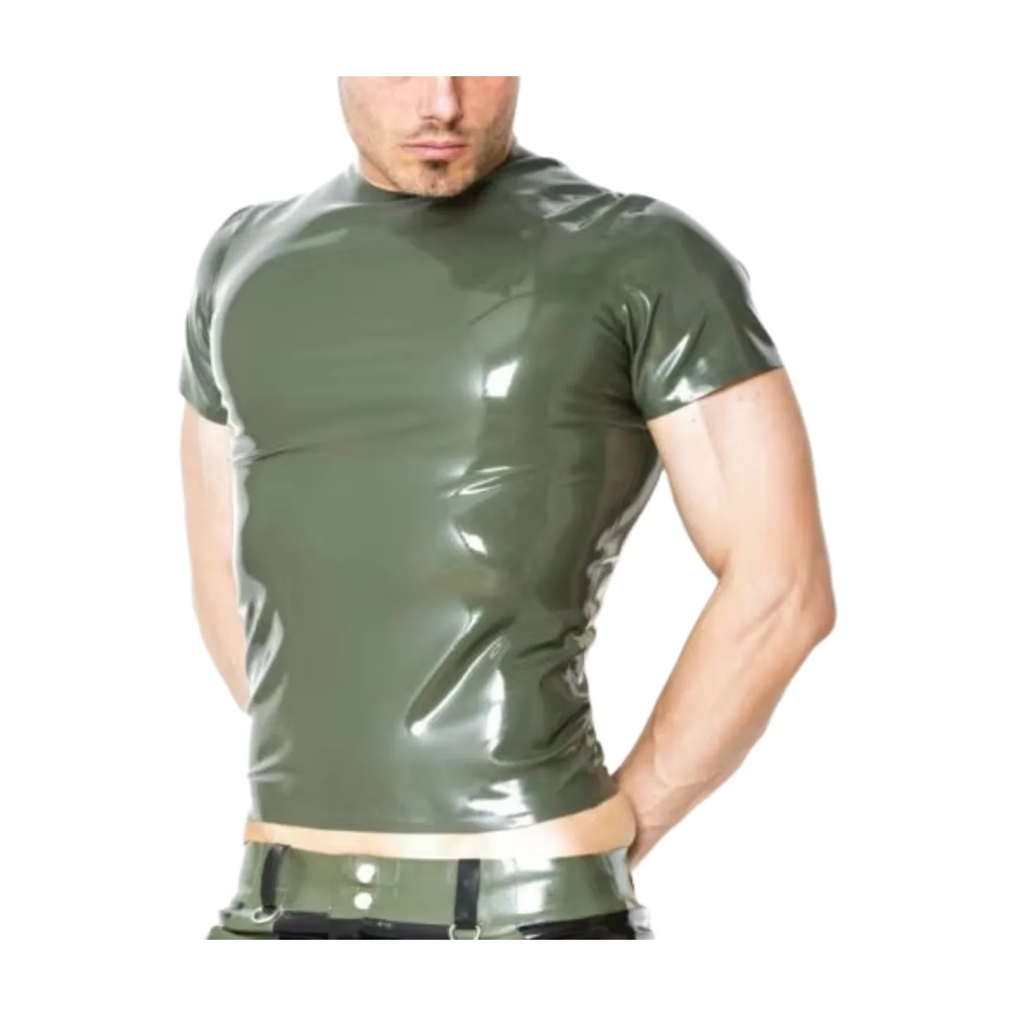 Latex T-shirt Rubber Tops No Zipper Short Sleeves
Latex T-shirt Rubber Tops No Zipper Short Sleeves