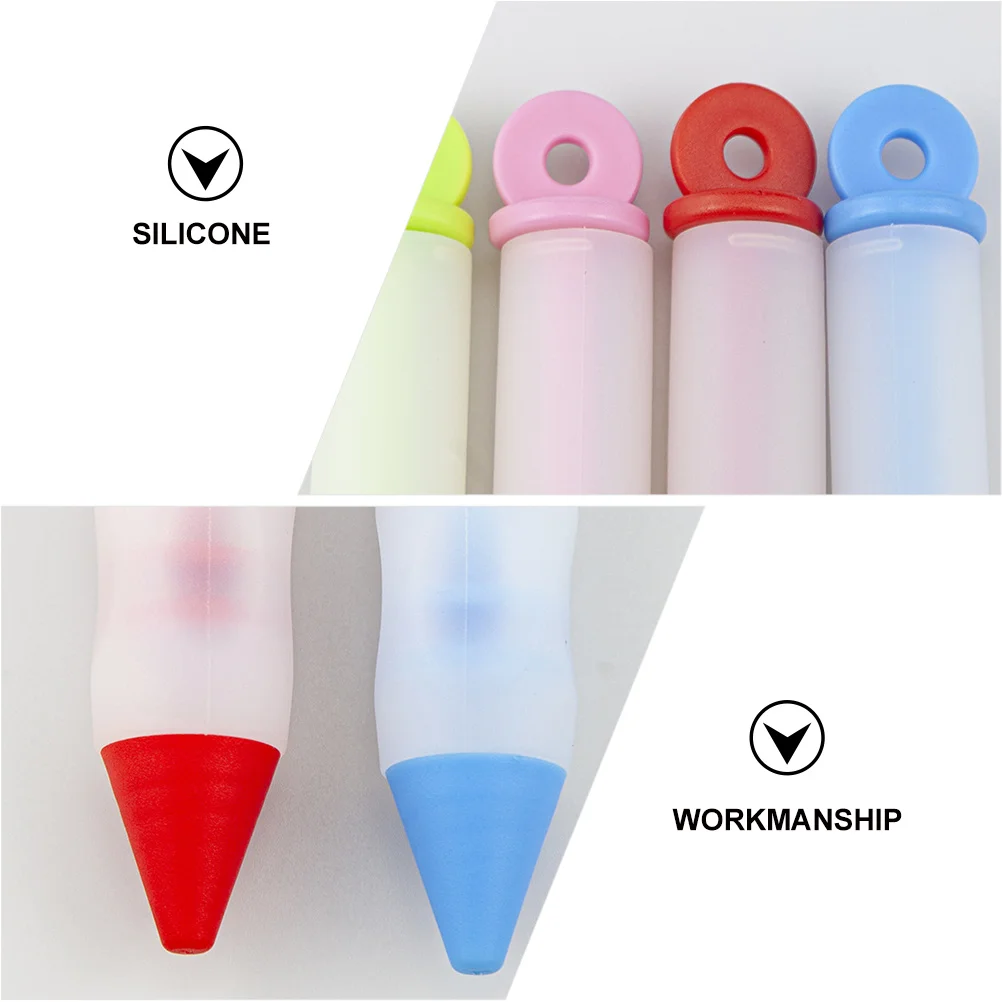 4 Pcs Cake Decorating Pen Food Grade Silicone Icing Writing Tool for Baking Chocolate DIY Pastries
4 Pcs Cake Decorating Pen Food Grade Silicone Icing Writing Tool for Baking Chocolate DIY Pastries