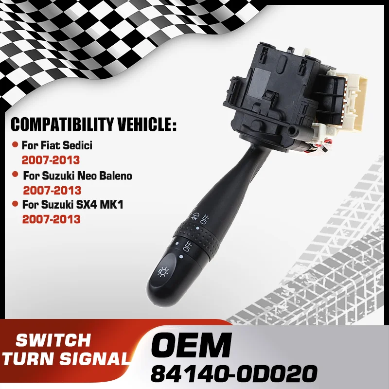 Car Turn Signal Multi Function Combination Switch For Fiat Sedici 2007-2013 Suzuki Neo Baleno 2007-2013 Suzuki SX4 MK1 2007-2013
Car Turn Signal Multi Function Combination Switch For Fiat Sedici 2007-2013 Suzuki Neo Baleno 2007-2013 Suzuki SX4 MK1 2007-2013