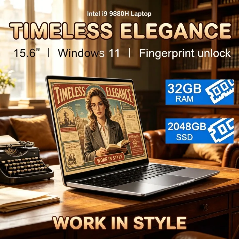 Ultra Light 15.6 Inch Portable PC Intel I9-9880H 32GB DDR4 Huge Storage 2TB SSD Multifunctional Business Game Computer
Ultra Light 15.6 Inch Portable PC Intel I9-9880H 32GB DDR4 Huge Storage 2TB SSD Multifunctional Business Game Computer