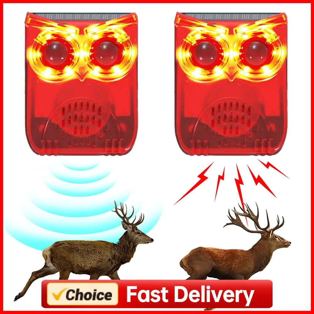 Solar Motion Sensor Alarm Home Alarm Animal Repeller Loud Noise Maker Deter Raccoons Deer Skunks Bears and Coyotes
Solar Motion Sensor Alarm Home Alarm Animal Repeller Loud Noise Maker Deter Raccoons Deer Skunks Bears and Coyotes