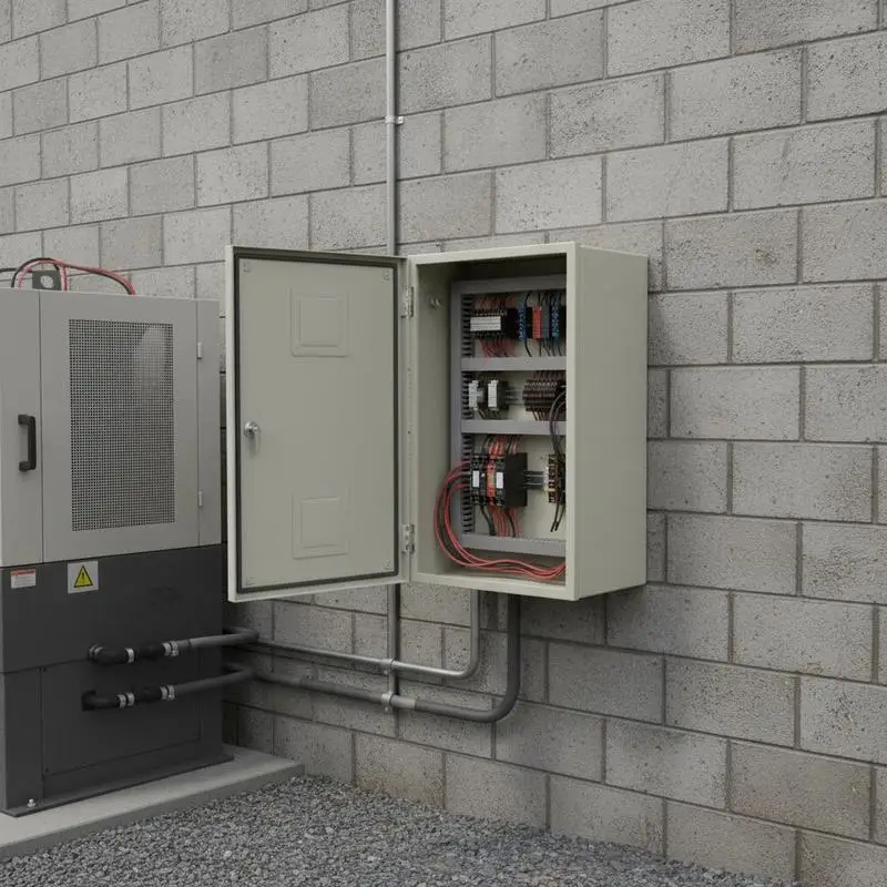 Metal Electrical Cabinet 24 x 16 x 9'' For Solar System Industrial Factory Farm Site, IP66 Dustproof Outdoor Indoor Junction Box Mounting Plate 60 x 40 x 23 cm Wall Mount Case Gray Finish Heavy Duty Construction Locking Mechanism Hinged Door Project
Metal Electrical Cabinet 24 x 16 x 9'' For Solar System Industrial Factory Farm Site, IP66 Dustproof Outdoor Indoor Junction Box Mounting Plate 60 x 40 x 23 cm Wall Mount Case Gray Finish Heavy Duty Construction Locking Mechanism Hinged Door Project