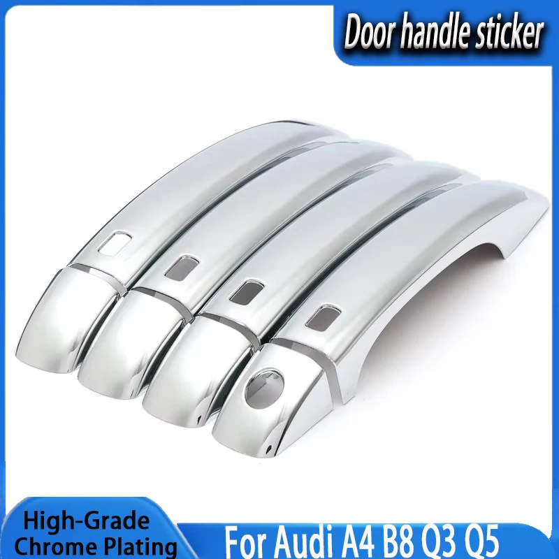 Glossy Black Chrome Car Door Handle Cover Trim Sticker FUNDUOO For Audi A4 B8 Q5 Q3 Auto Styling Accessories
Glossy Black Chrome Car Door Handle Cover Trim Sticker FUNDUOO For Audi A4 B8 Q5 Q3 Auto Styling Accessories