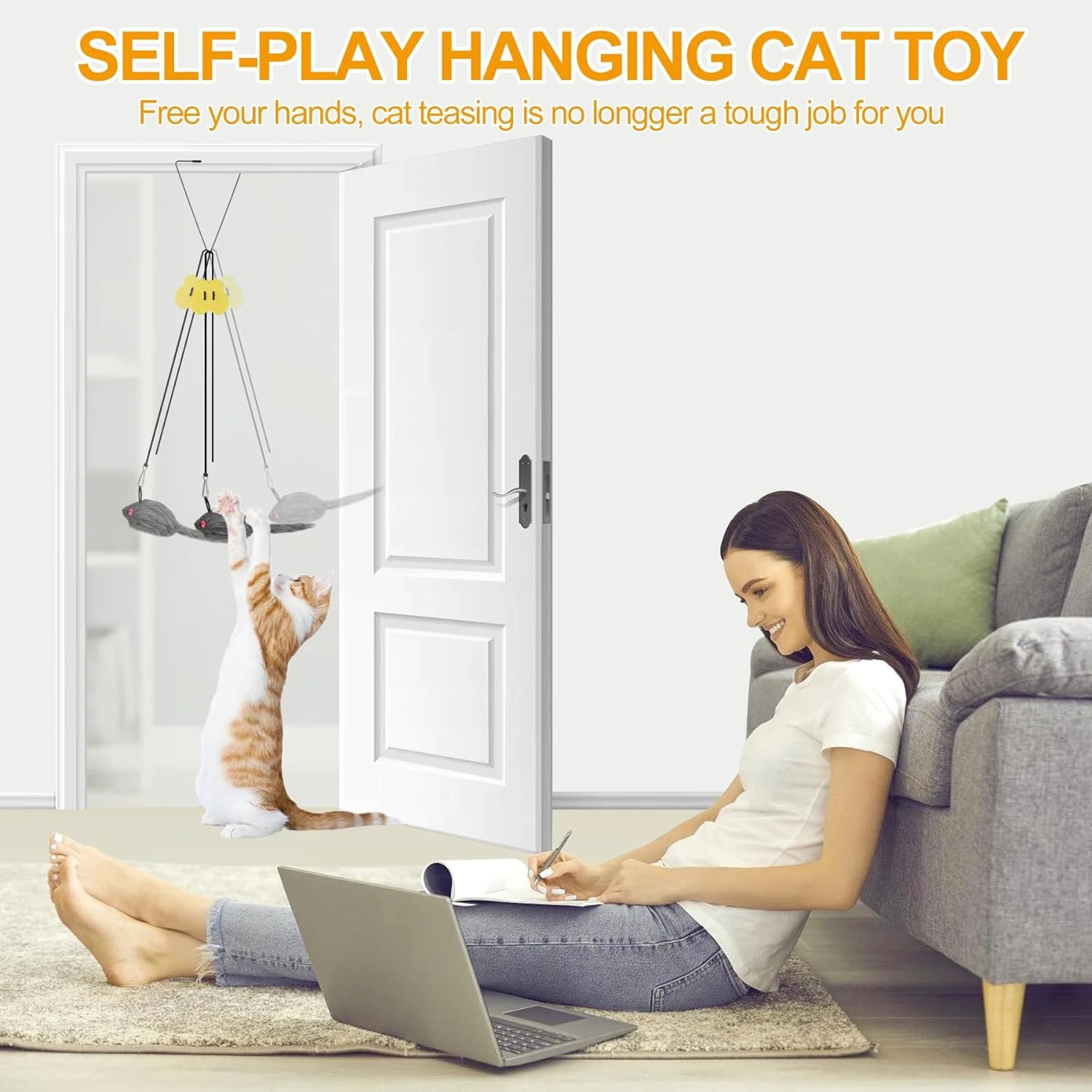 Exciting Ultimate Interactive Retractable Mouse Teaser Toys for Cats - Ideal Mental and Physical Exercise - Hours of Entertainme
Exciting Ultimate Interactive Retractable Mouse Teaser Toys for Cats - Ideal Mental and Physical Exercise - Hours of Entertainme