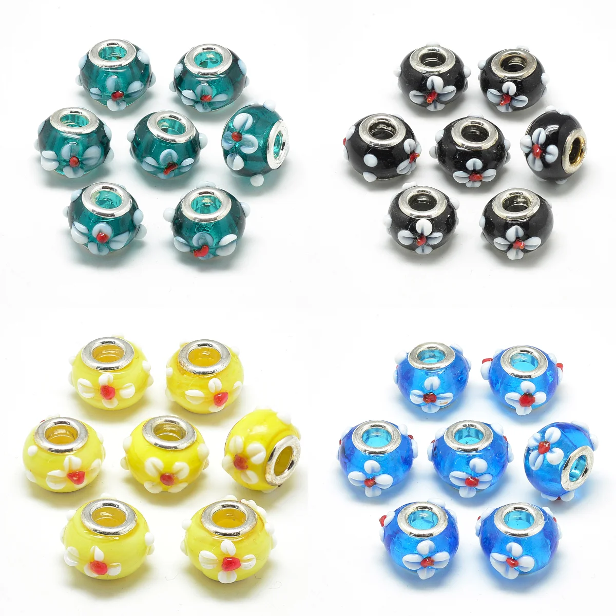 10Pc Handmade Lampwork European Beads Bumpy Lampwork Round Large Hole Glass Beads DIY Charm Bracelet Earrings Necklace Accessory
10Pc Handmade Lampwork European Beads Bumpy Lampwork Round Large Hole Glass Beads DIY Charm Bracelet Earrings Necklace Accessory