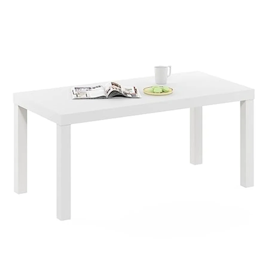 CLASSIC Coffee Table Modern Rectangle Coffee Table with 1.8 Triple Thick Tabletop Side Table Toolless Assembly for Living Room
CLASSIC Coffee Table Modern Rectangle Coffee Table with 1.8 Triple Thick Tabletop Side Table Toolless Assembly for Living Room