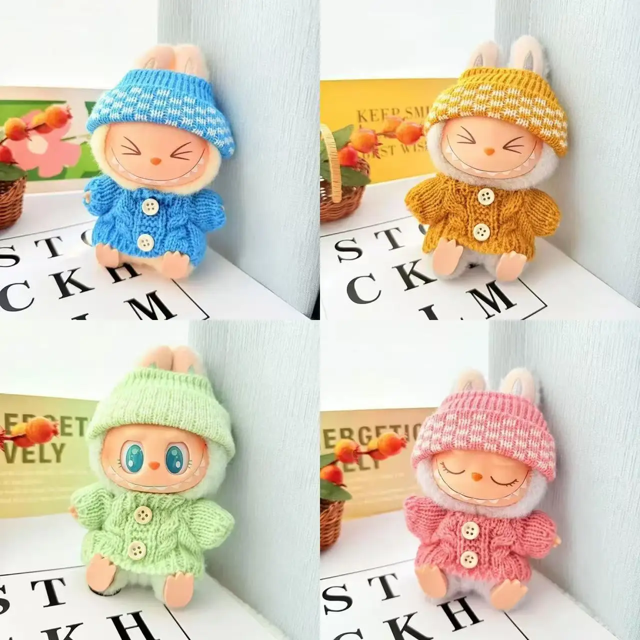 For 15-17 cm Labubu Clothes outfit Labubu Sitting Party Bear Label Scarf Hat Dolls Accessories Cute Decoration
For 15-17 cm Labubu Clothes outfit Labubu Sitting Party Bear Label Scarf Hat Dolls Accessories Cute Decoration