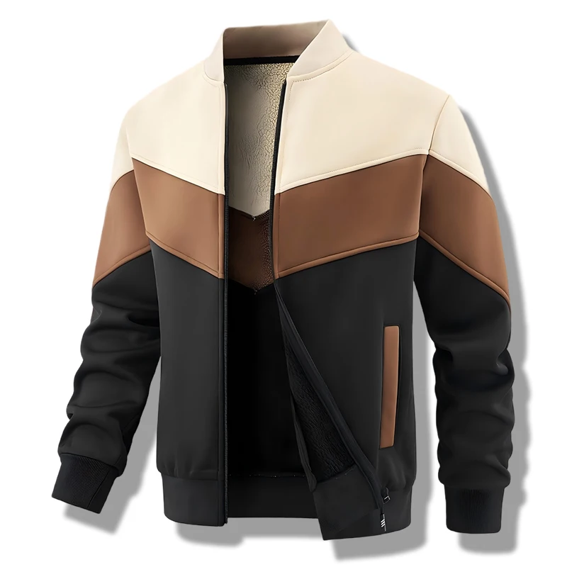 Лоскутная теплая верхняя одежда, мужское пальто с бейсбольным воротником, осень-зима, утепленная флисовая ветрозащитная куртка, повседневные уличные парки
Лоскутная теплая верхняя одежда, мужское пальто с бейсбольным воротником, осень-зима, утепленная флисовая ветрозащитная куртка, повседневные уличные парки