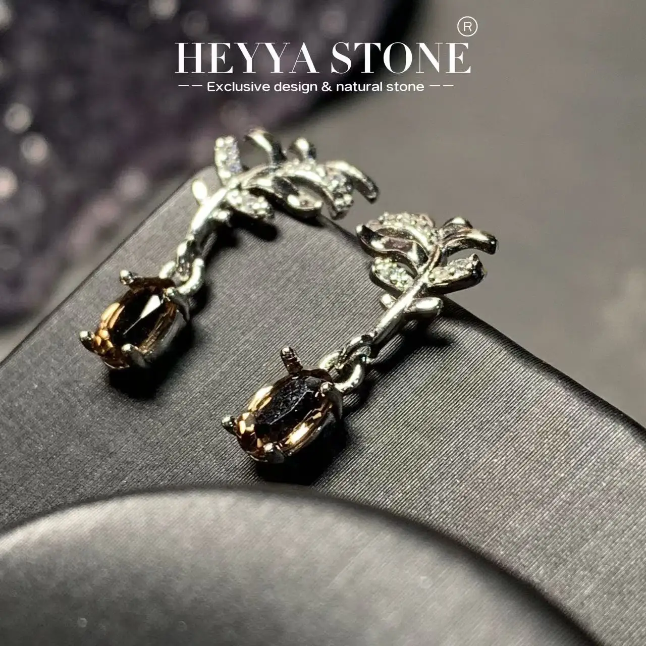 HEYYA STONE 5 мм овальные серьги-гвоздики из натурального дымчатого кварца для женщин, серебро 925 пробы, простые ювелирные изделия, драгоценный камень, классический стиль
HEYYA STONE 5 мм овальные серьги-гвоздики из натурального дымчатого кварца для женщин, серебро 925 пробы, простые ювелирные изделия, драгоценный камень, классический стиль