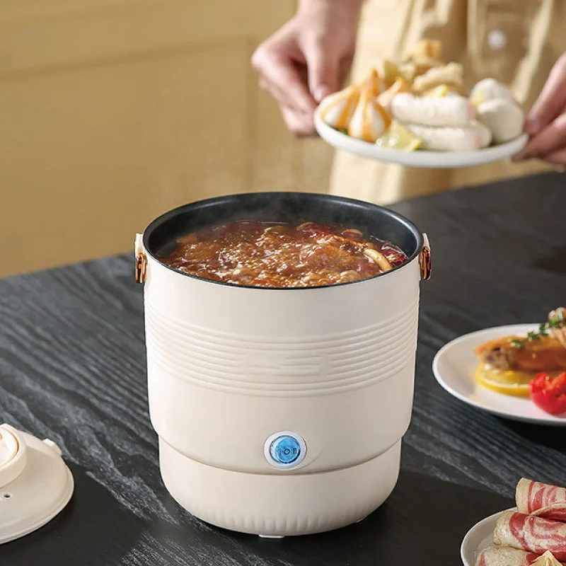 Multicooker Portable Cooking Machine Food Steamer Egg boiler Folding Silicone Kettle Hotpot Noodles Boiler For Travel 800ml
Multicooker Portable Cooking Machine Food Steamer Egg boiler Folding Silicone Kettle Hotpot Noodles Boiler For Travel 800ml
