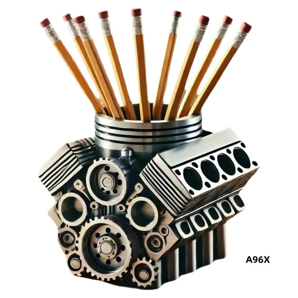 Pen Holder V-8 Engine Pen Holder For Desk Vx 6 Engine Pencil Hold For Men Boy Office Accessories A
Pen Holder V-8 Engine Pen Holder For Desk Vx 6 Engine Pencil Hold For Men Boy Office Accessories A