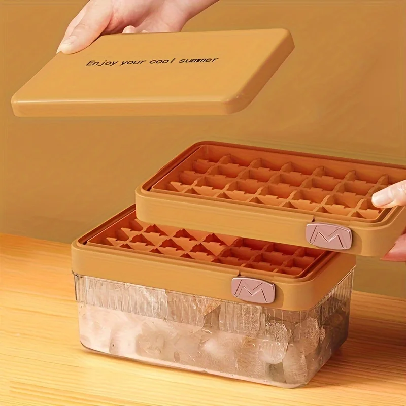 Flip & Press Ice Cube Mold - Large Capacity Double Layer Food-Grade Plastic Ice Maker with Lid for Easy Ice Making At Home
Flip & Press Ice Cube Mold - Large Capacity Double Layer Food-Grade Plastic Ice Maker with Lid for Easy Ice Making At Home