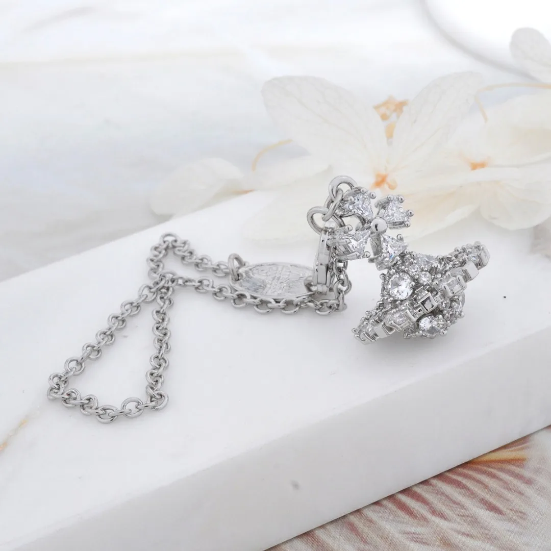 Браслет для пары из серебра 925 пробы с роскошным шармом в виде планеты, полностью инкрустированный бриллиантами, премиум-класса
Браслет для пары из серебра 925 пробы с роскошным шармом в виде планеты, полностью инкрустированный бриллиантами, премиум-класса