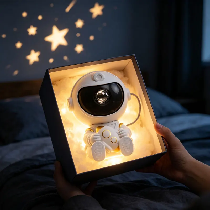 Astronaut Starry Sky Light Rocket Space Shuttle Astronaut Projection Light Ambient Light Laser Light LED Star Light Bedroom Lamp
Astronaut Starry Sky Light Rocket Space Shuttle Astronaut Projection Light Ambient Light Laser Light LED Star Light Bedroom Lamp