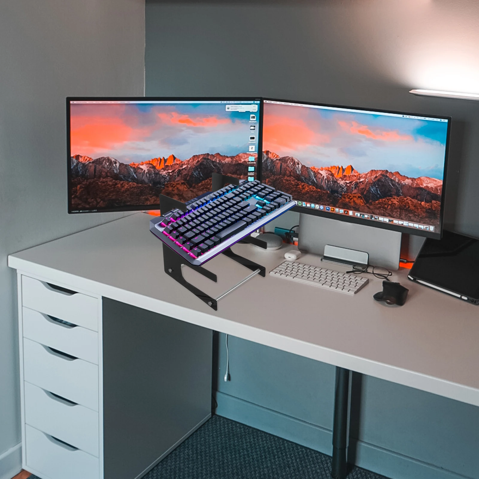 Keyboard St Acrylic 3 Layers Keyboard Holder for Desk Storage Rack Computer Black Accessories Multi Tier Mechanical
Keyboard St Acrylic 3 Layers Keyboard Holder for Desk Storage Rack Computer Black Accessories Multi Tier Mechanical