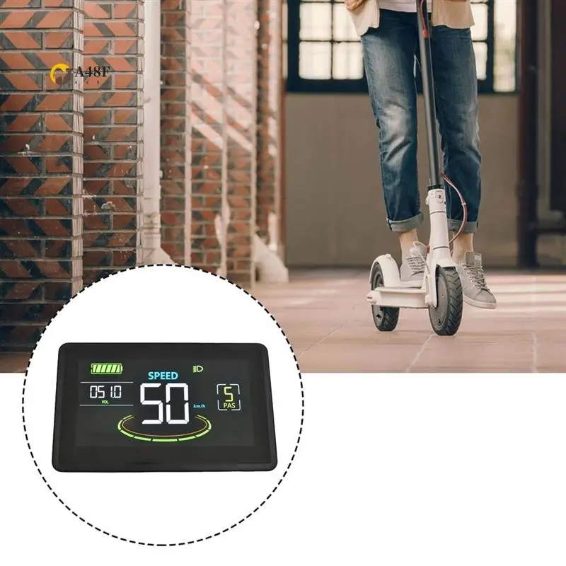 A48F-H6C Electric Bike LCD Display Meter 24V-60V E Scooter LCD Panel Color Screen With USB UART For Electric Bike Parts (SM 5+2P
A48F-H6C Electric Bike LCD Display Meter 24V-60V E Scooter LCD Panel Color Screen With USB UART For Electric Bike Parts (SM 5+2P